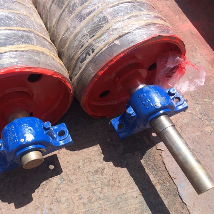 500mm Diameter Rubber Coated Drive Conveyor Pulley for Belt Conveyor