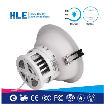 round recessed downlight rotatable led downlight