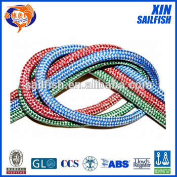 14mm braided rope with differient color made in China