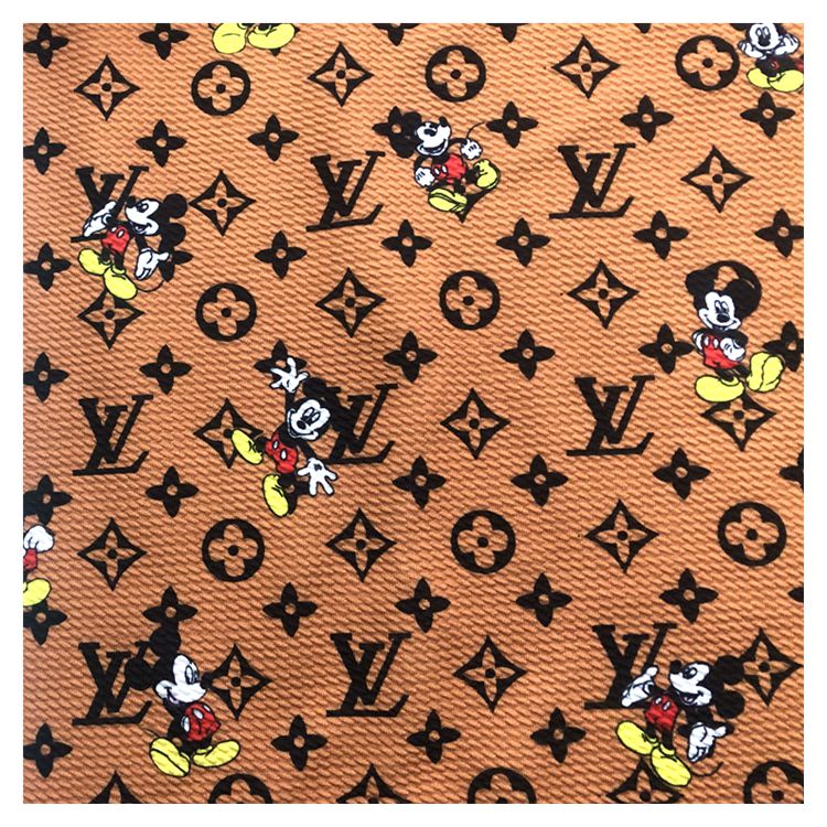 Tissu Mickey Mouse Cartoon Bullet Liverpool Head Bows