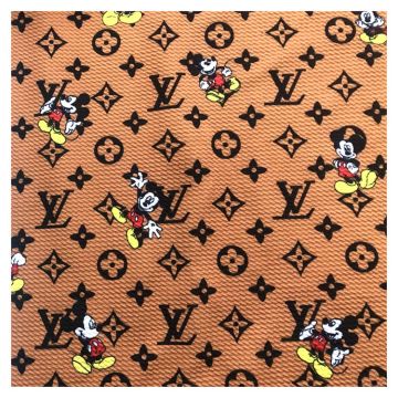 Mickey Mouse Cartoon Bullet Liverpool Head Bows Tecido