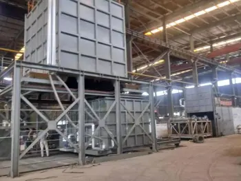 Vertical aluminum alloy quenching furnace