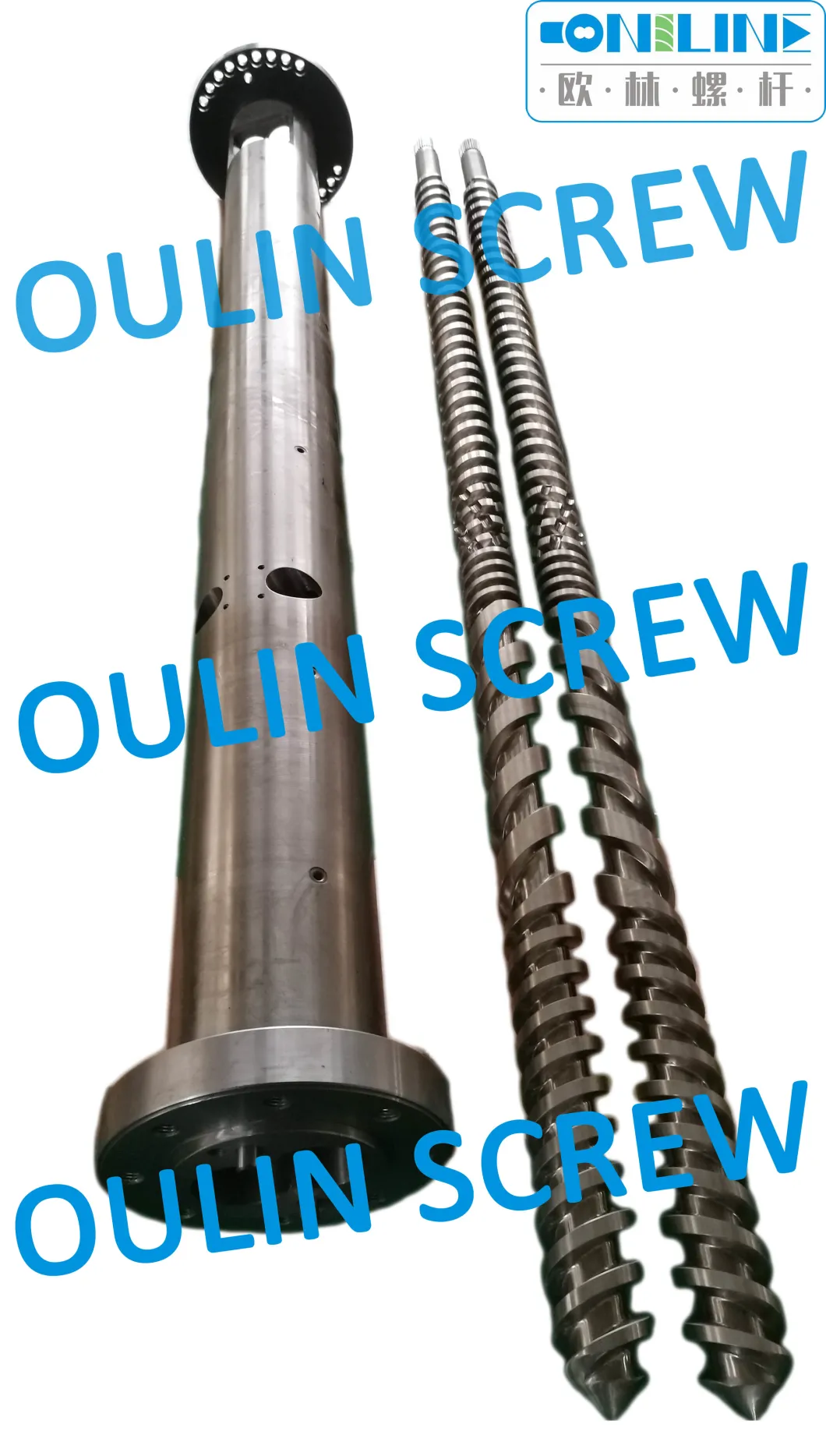 Bimetallic Twin Parallel Screw and Barrel for PVC Wood Profile&Sheet