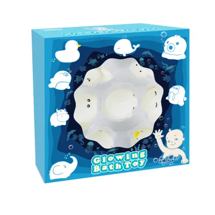 Waterproof Seven Color Touch Night Light for Kids' Bath Toys