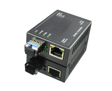 10/100/1000Base UTP-TX to 1000Base FX Media Converter - 1SFP Slot + 1 RJ45 Gigabit