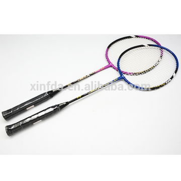 High quality custom aluminum alloy frame and graphite shaft one piece best badminton racket