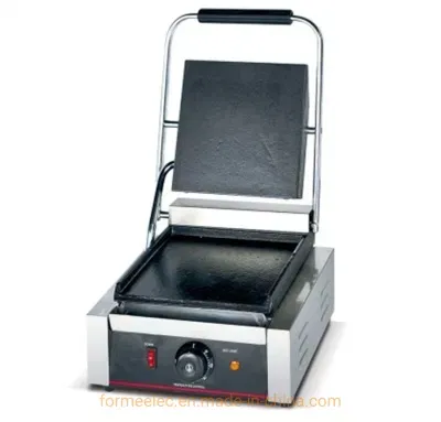 Eg-811be Single Plate Panini Grill Flat Plate Single Head Flat Electric Griddle Electric Grill Panini
