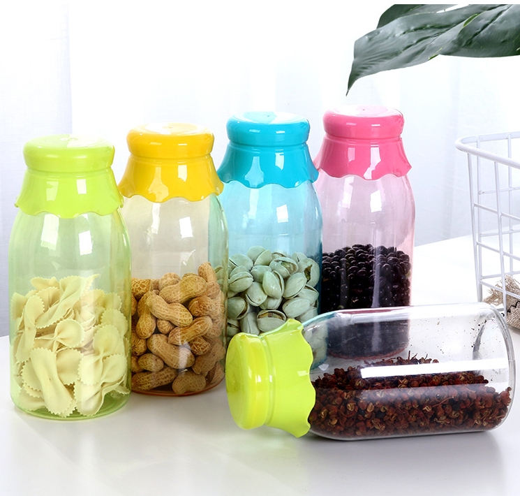 Plastic Food Storage Jar