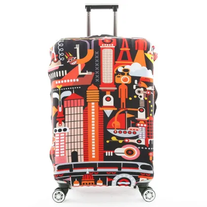 Spandex Luggage Cover: Full Print Suitcase Cover