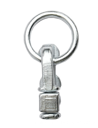 E-track Accessories Carbon Steel E Track Fitting Double Stud Fitting with Round Ring