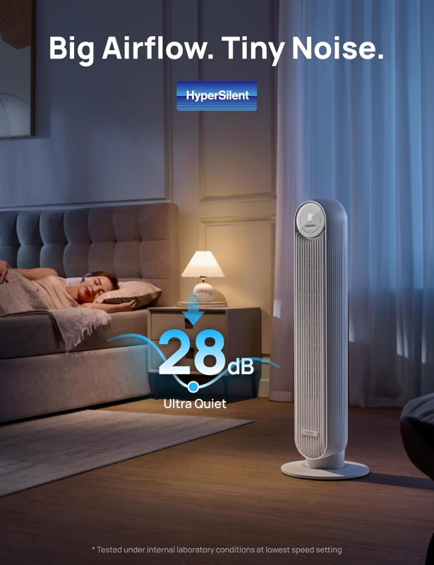 Tower Fan for Bedroom