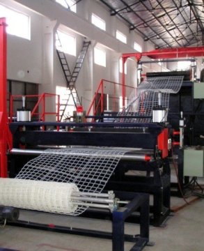 Plastic machinery since 1965, 1.2m PP plastic square mesh machine line