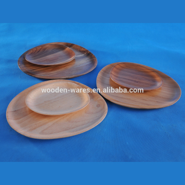Acacia wood plate