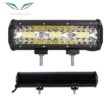 HearxinLED 9 Inch 180W Strobe Flash Car LED Work Light Bar for Offroad Vehicles