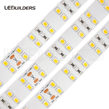 2880lm / m Strip à LED à double rangée 2835 5m / roule