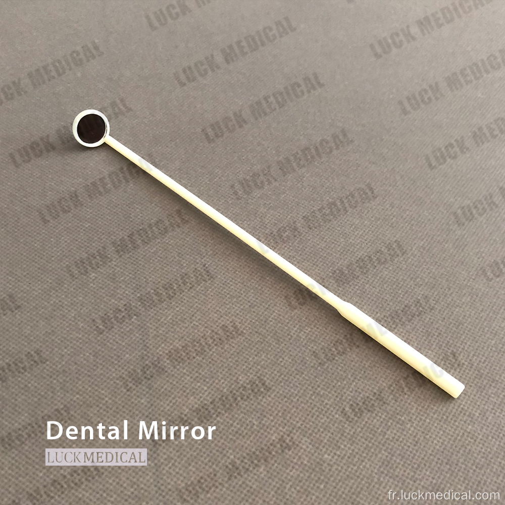 Miroir dentaire à usage unique pour inspection dentaire