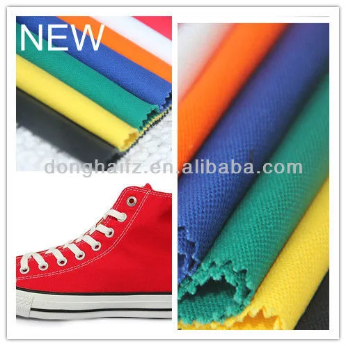 100% cotton fabric canvas for shoes
