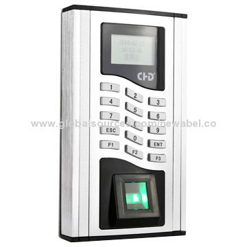 Fingerprint Attendance Time Recorder with LCD Display and Blue Backlight