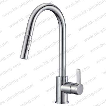 Vendita calda Nickel Spazzoted Nickel 360 gradi Cucciolo da cucina con spruzzatore a discesa