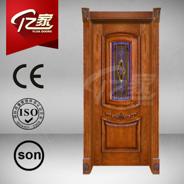 Good quality wood colored glass door glass door canopy