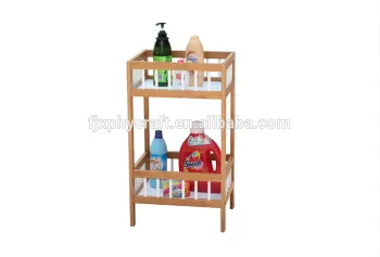 High quality bamboo bathroom shelf