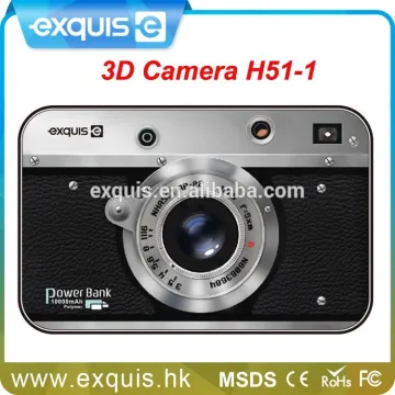 3D camera power bank 10000mah slim mobile charger factory in China