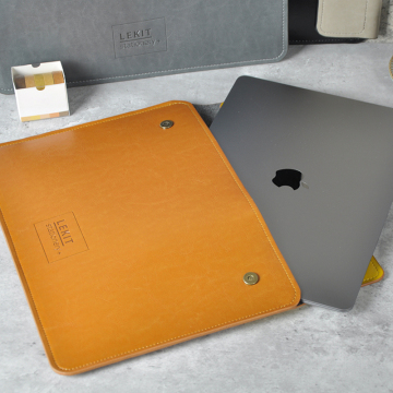 Borsa per laptop protettiva in pelle PU per MacBook Pro 13 M1, AIR 13.3, 15.4, 16 pollici - custodia per maniche