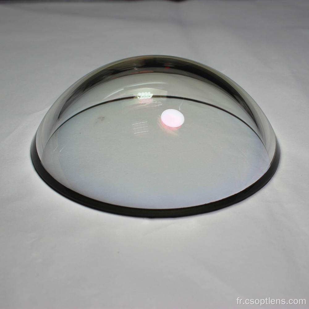 Coupoles en verre de forme hémisphérique D200 mm