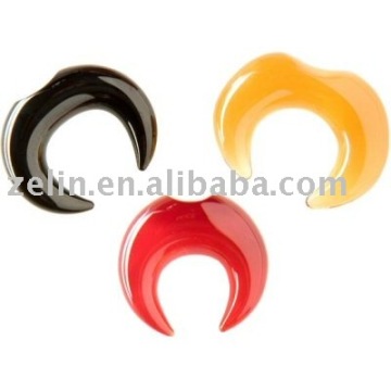 UV acrylic ear ring plug jewelry body expander piercing jewelry