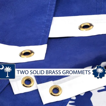 High quality 3x5 Ft South Carolina State Flag