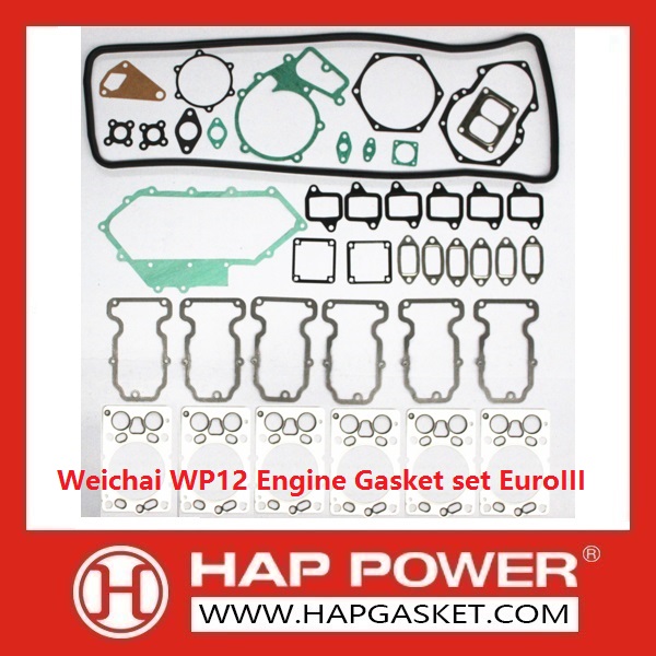 HAP-HD-014 Weichai WP12 Engine Gasket set EuroIII