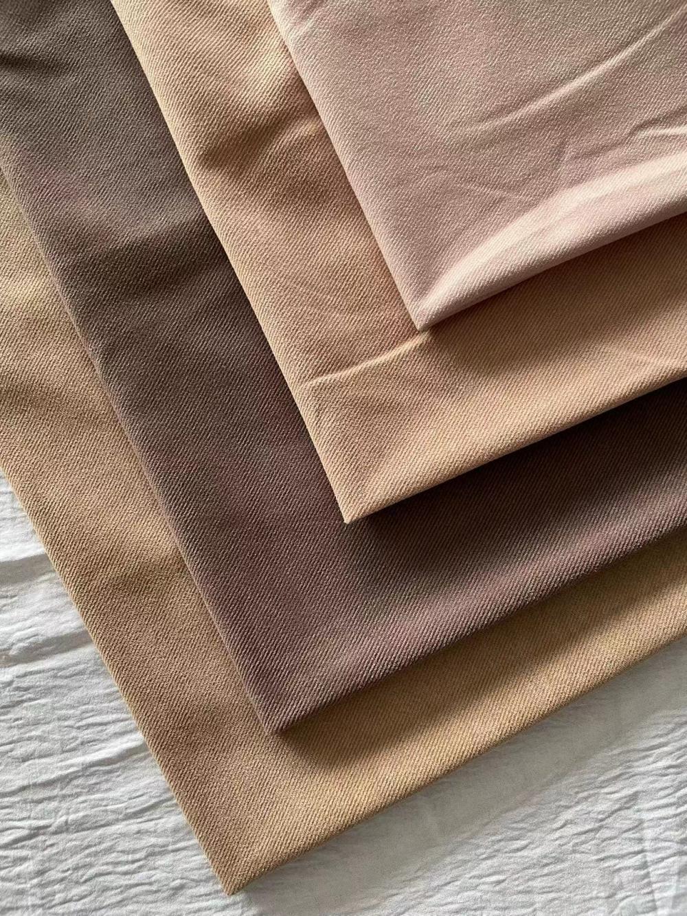 Ready-Goods Twill Scuba Suede Stretch Knitting Stock Fabric