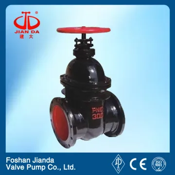 300lb flange type cast iron non-rising stem gate valve