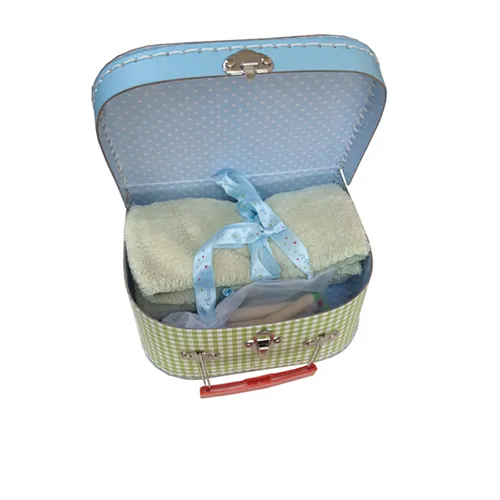 Colored Small Children Suitcase Gift Box
