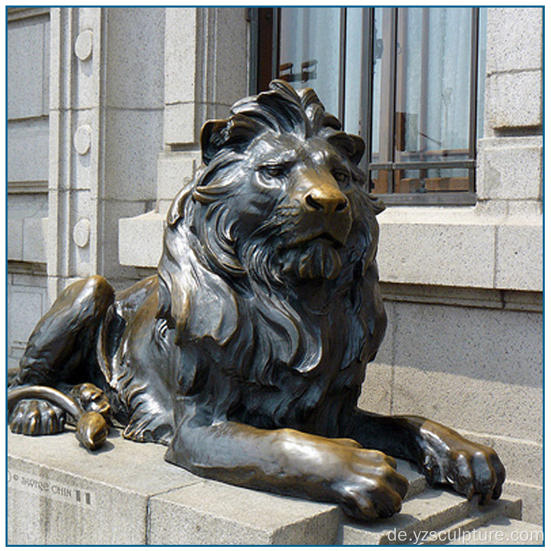 Qualität Lebensgröße BronzeGarten Löwen Statuen Zu Verkaufen