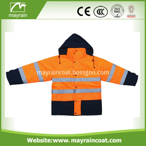 Safety Jacket With Reflecting Tape