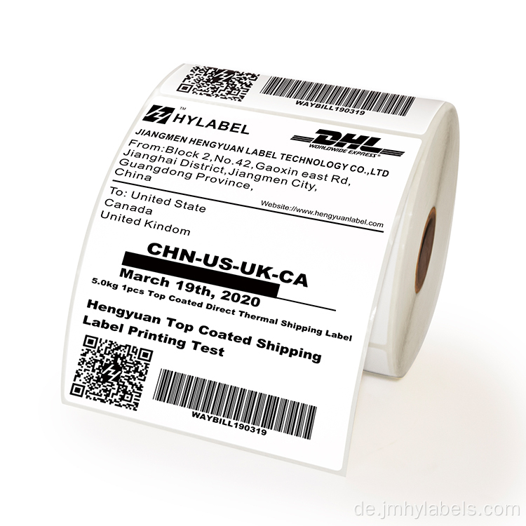 Benutzerdefinierte UPS -Mailing -Etiketten -Versandadressenbezeichnungen