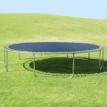 Kids Outdoor 15ft Trampoline With Safe Enclosure Rebounder