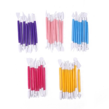 Cake Modelling Tools Set: Plastic Sugarcraft Kit for Fondant Baking and Decorating