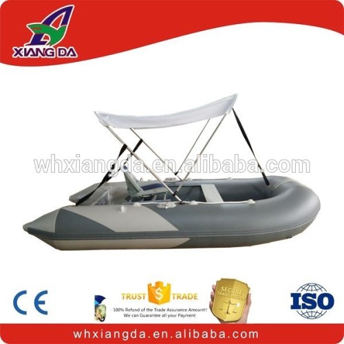 Rigid floor high speed boat inflatable marine boat