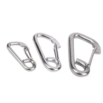 Wholesale Security Buckles: Spring Hooks, Keychains & 304 Stainless Steel Carabiners with Easy Snap Hooks