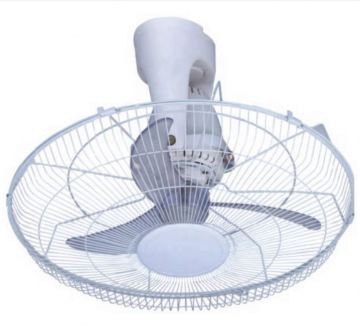 YongSheng Style Metal Blade Plastic Pedestal Fan - 60W 3 Speeds
