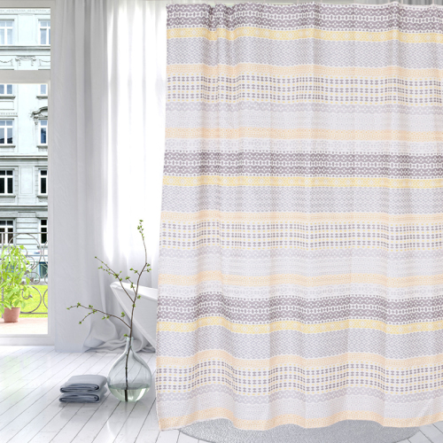 Shower Curtain Polyester Classic Horizontal