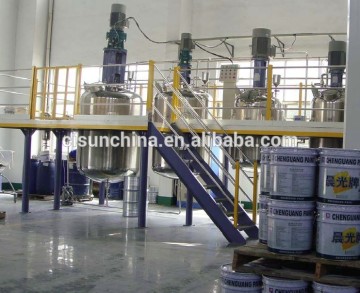 Solvent-based paint complete production line
