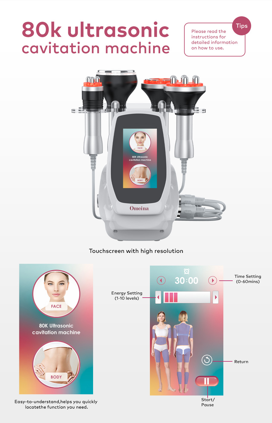 Omeina body contouring cavitation
