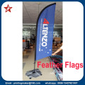 Outdoor Advertising Feather Flags Custom Double Sided