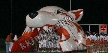 inflatable arch tunnel/inflatable entrance tent for sports