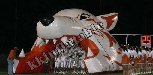 inflatable arch tunnel/inflatable entrance tent for sports