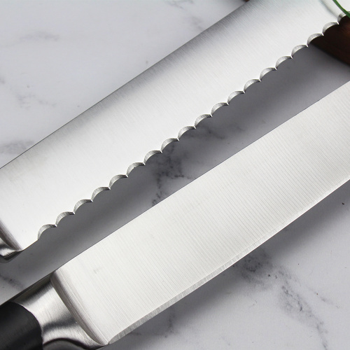 Conjunto de 5 facas de cozinha em aço inoxidável