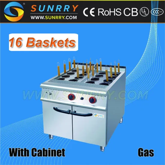 2015 Wholesale best price industrial gas 16 baskets pasta cooker machine motor prices